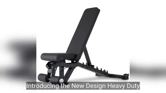 New Design Heavy Duty Steel Tube Adjustable Weight Bench for Home Gym 